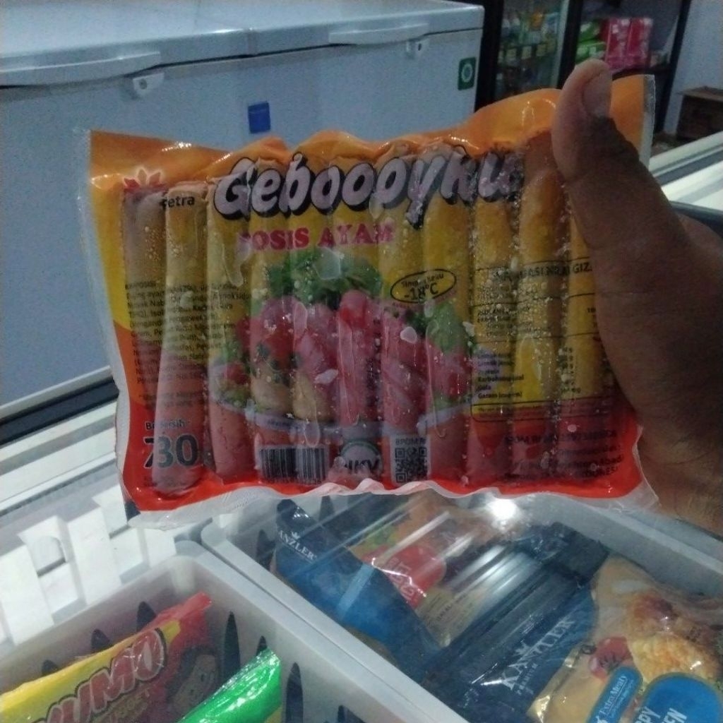 

Sosis Ayam Geboooyku 730 gram