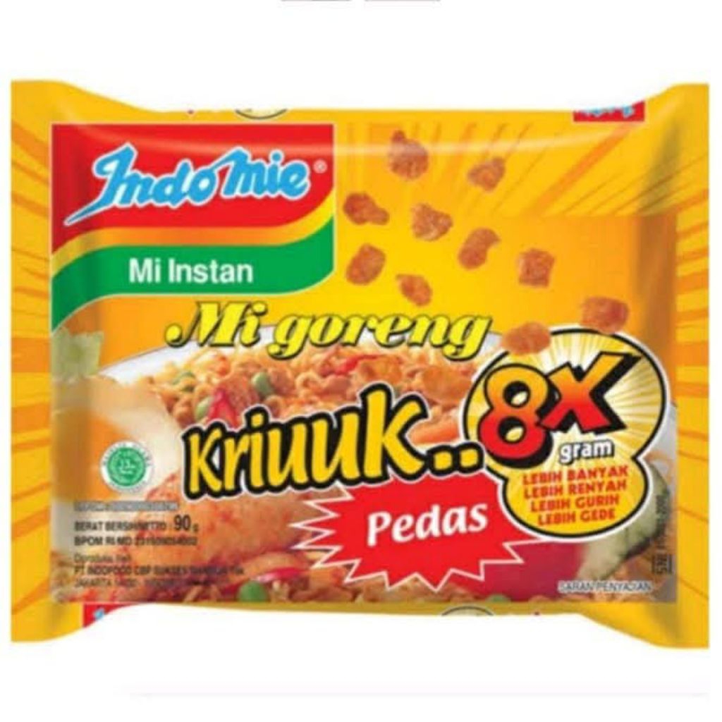 

Indomie Goreng Kriuk 1 dus isi 40 pcs