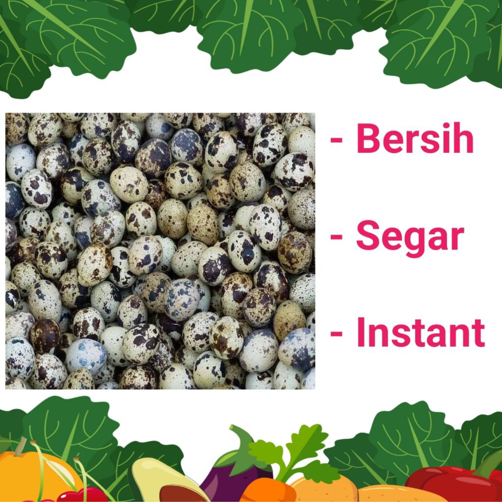 

TELUR PUYUH SEGAR - PALEMBANG