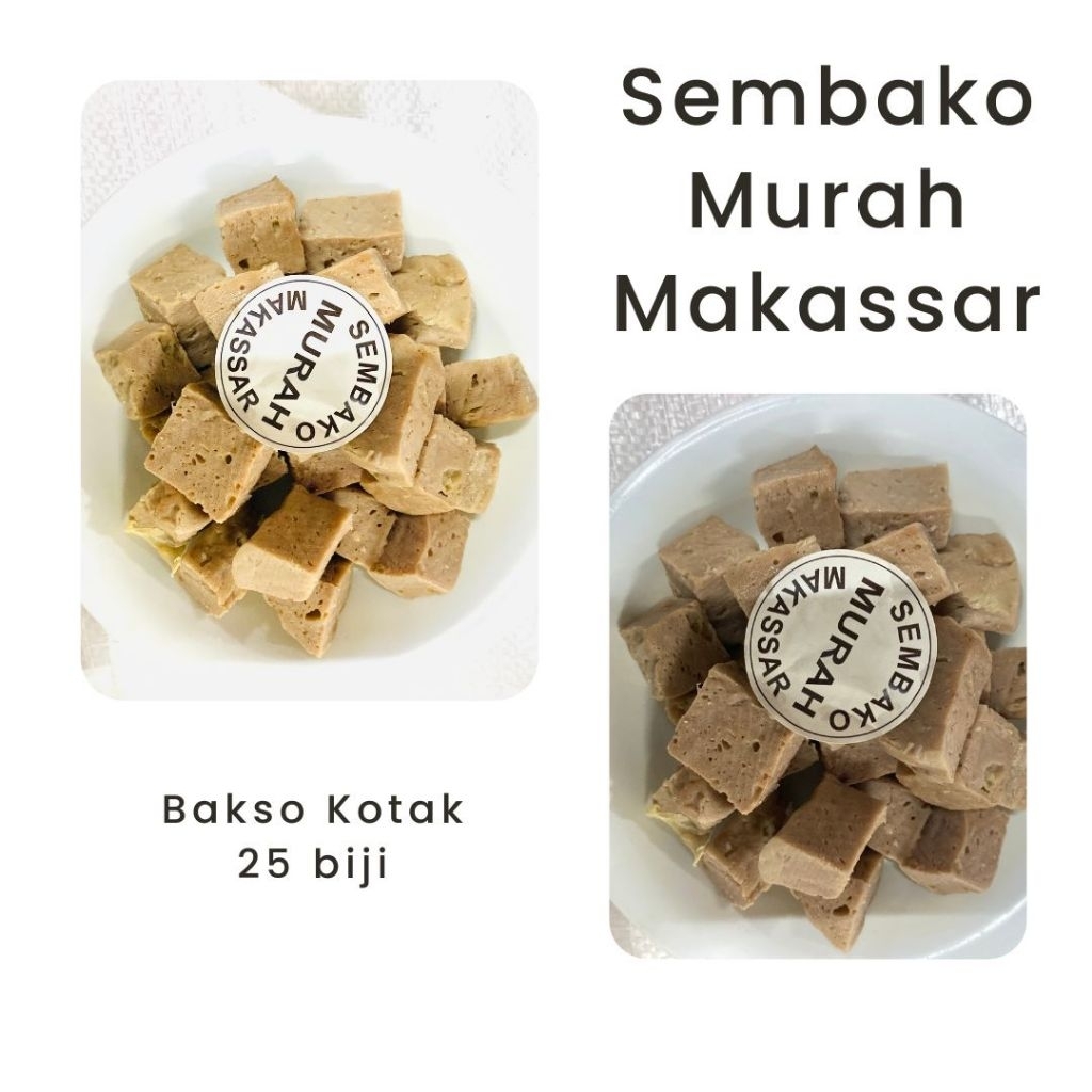 

Bakso kotak isi 25 pcs sembako murah makasssar
