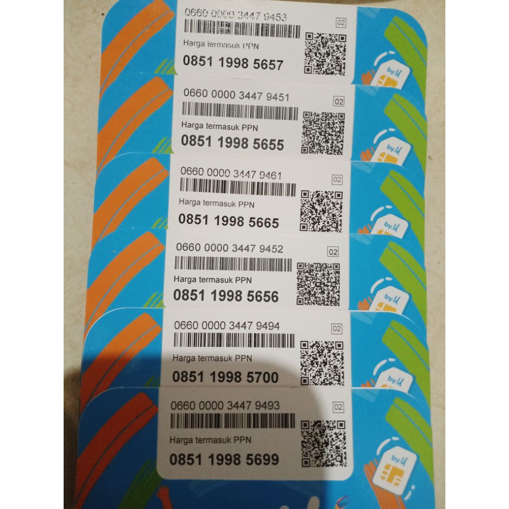 perdana by.U nomor cantik.