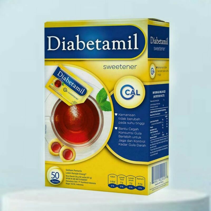 

[oddsolshop] pekanbaru/Diabetamil Sweetener 50 PCS / Pemanis Minuman / Gula Diet