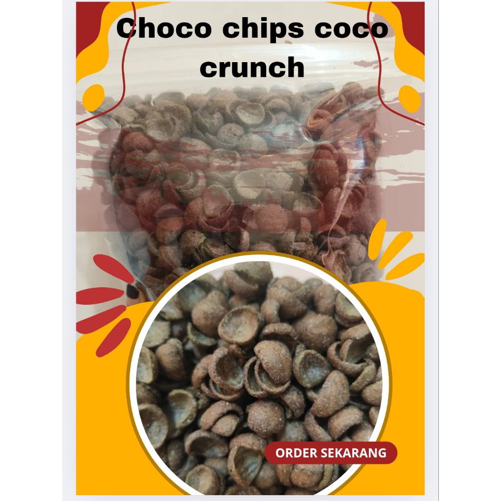 

CHOCO CRUNCH 500 GRAM/CHOCO CHIP SEREAL KEMASAN 1/2 KG RASA COKLAT MANIS