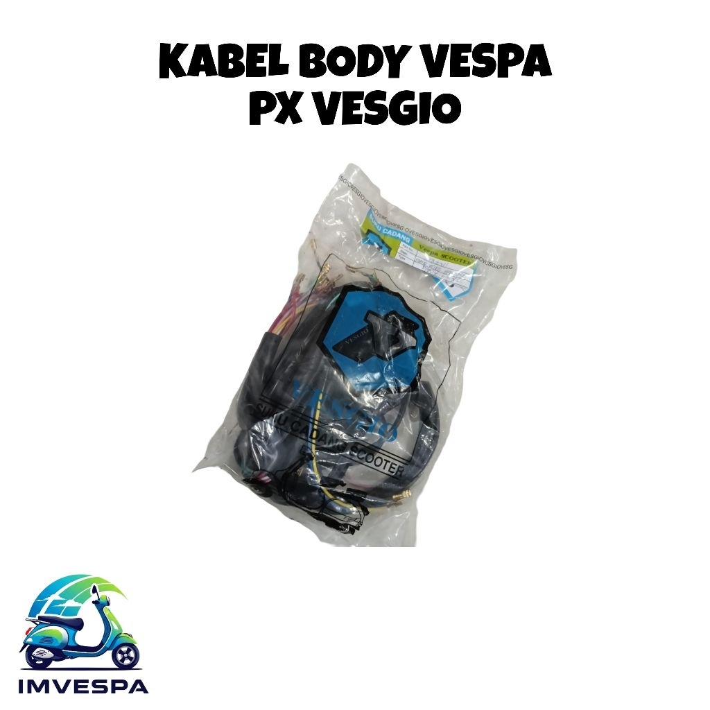 VESGIO Kabel Body Vespa PX P150X Sparepart Aksesoris Variasi Sukucadang Vespa