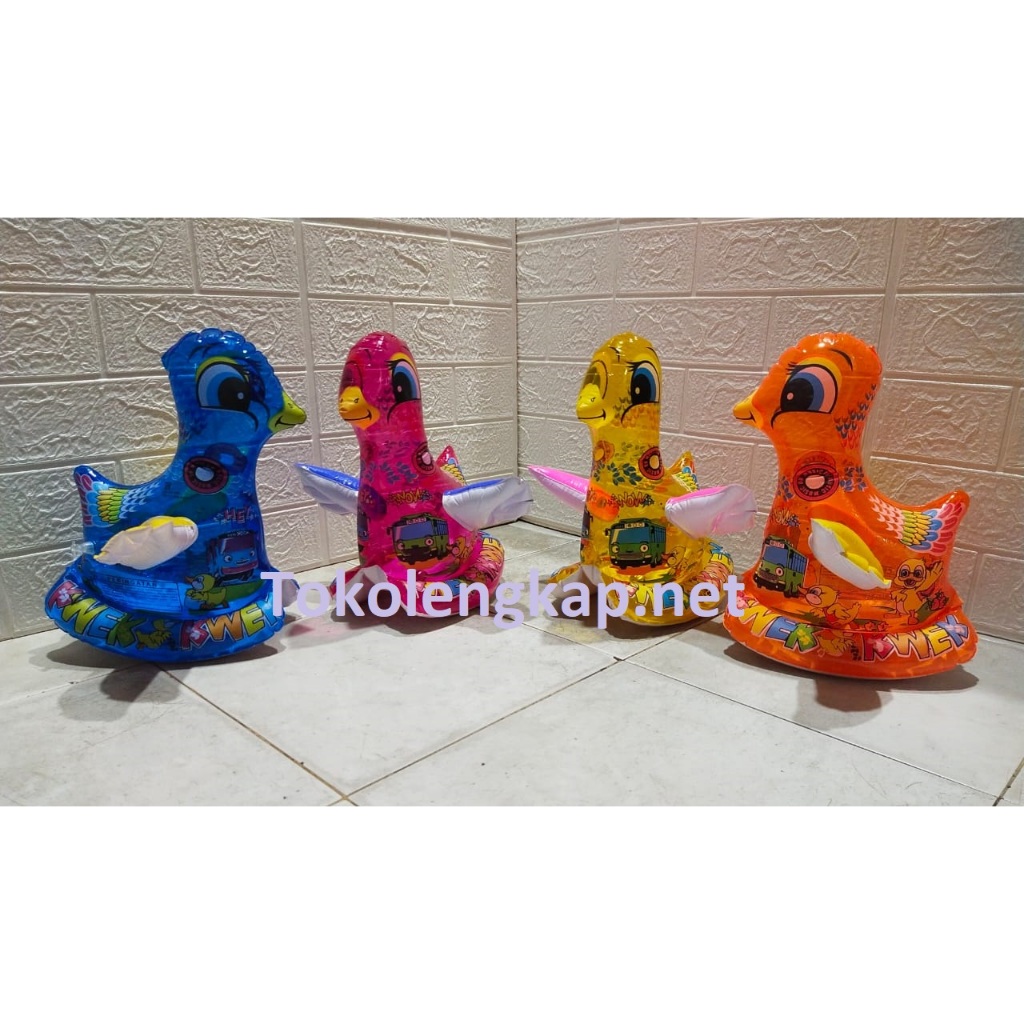 Mainan Balon Anak Tiupan Boneka Bebek Goyang Sayap Bahan PVC SNI / Boneka Balon Goyang