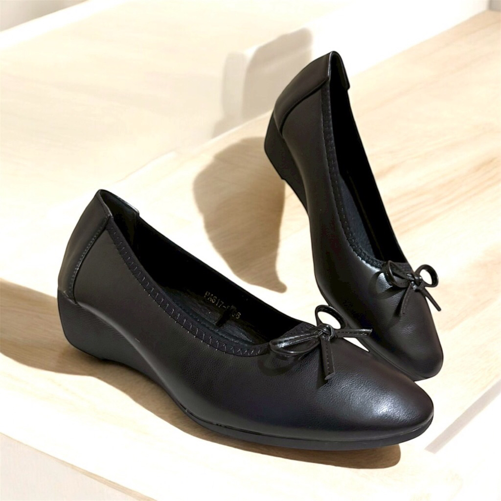 PATRIZIO - SEPATU KERJA WANITA TINGGI 3cm FLATSHOES RIBBON