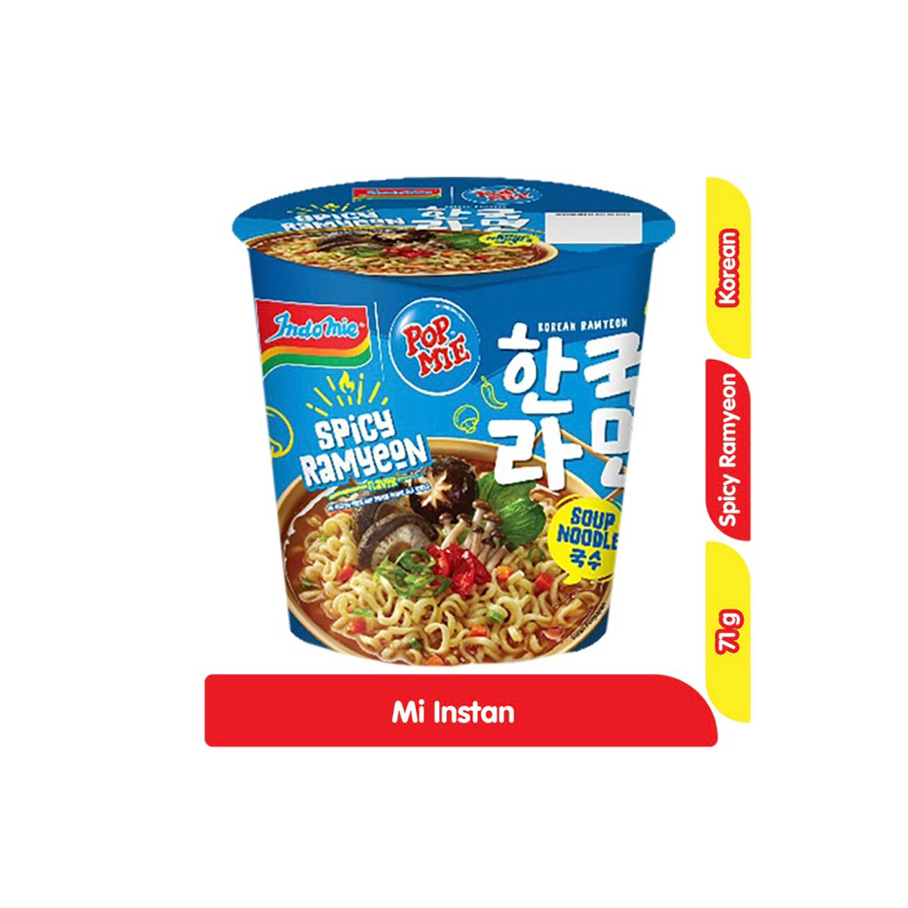 

POP MIE MI INSTAN CUP SPICY RAMYEON 71 gr