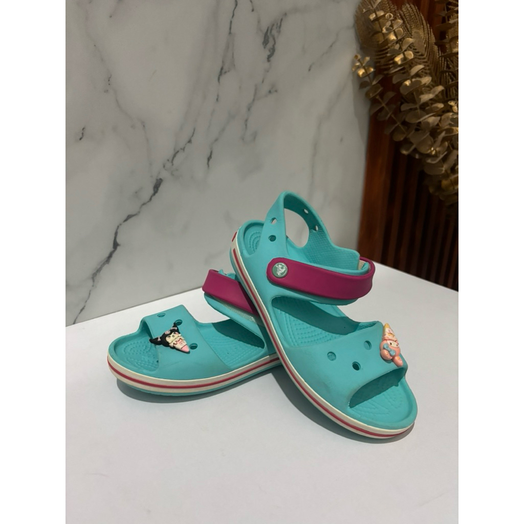 sepatu sandal crocs anak original second