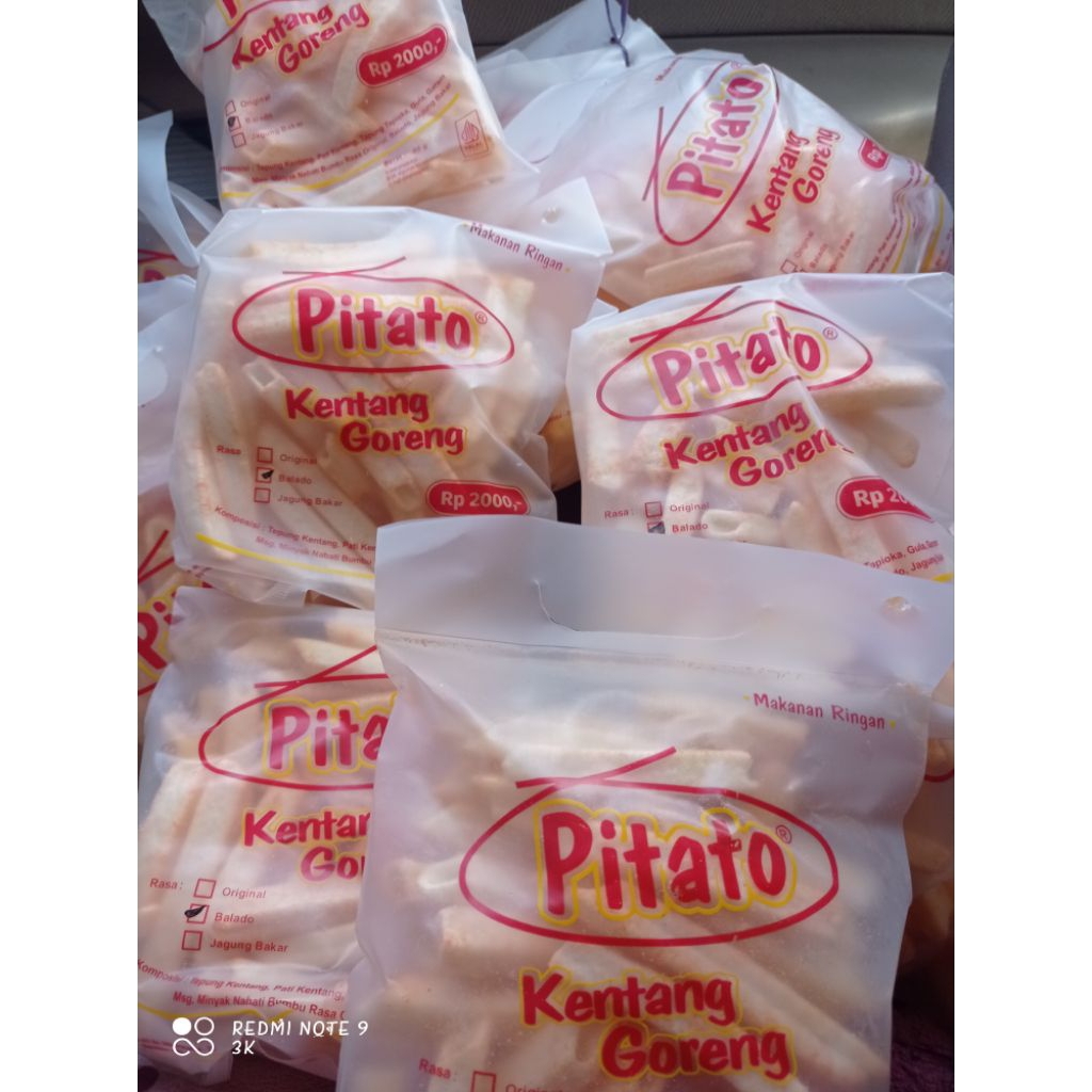

PITATO KENTANG kemasan 40gr