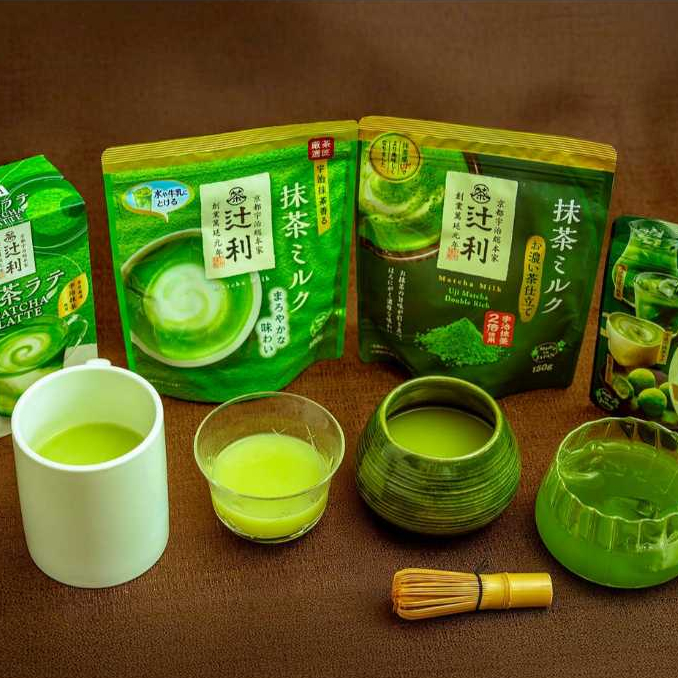 

Kataoka Tsujiri uji matcha milk tea Double Rich
