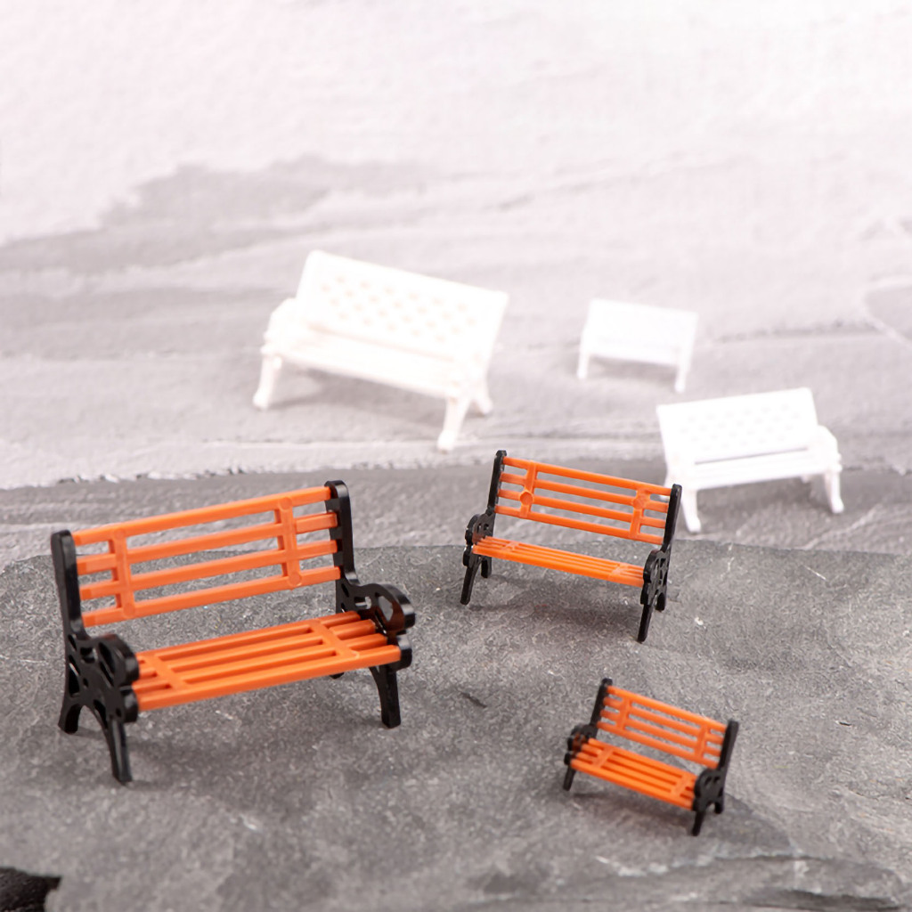 Miniatur Micro Landscape Diorama Bangku Duduk Taman