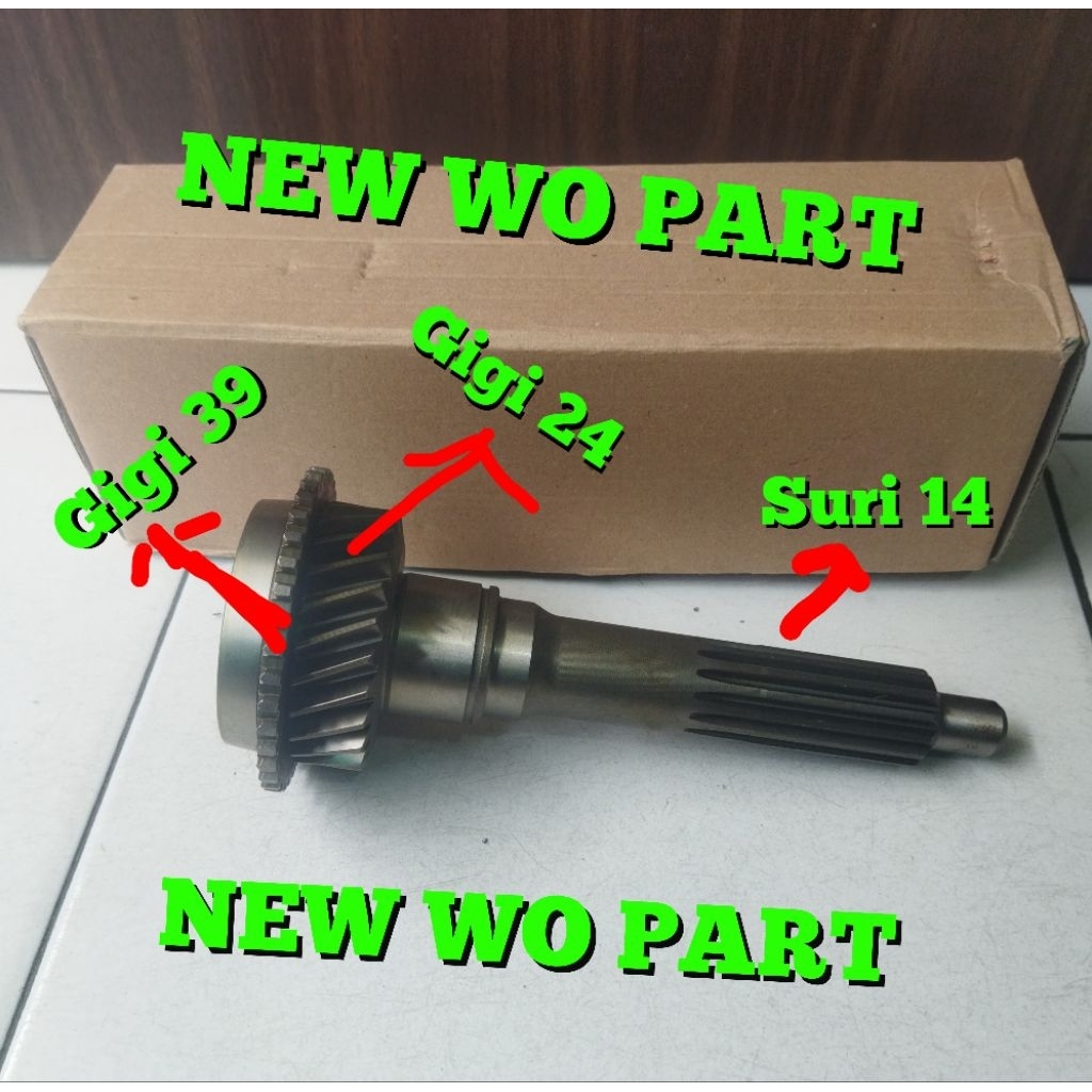 gigi 4 as kopling Main drive gear PS100 ps 100 gigi transmisi as kopling