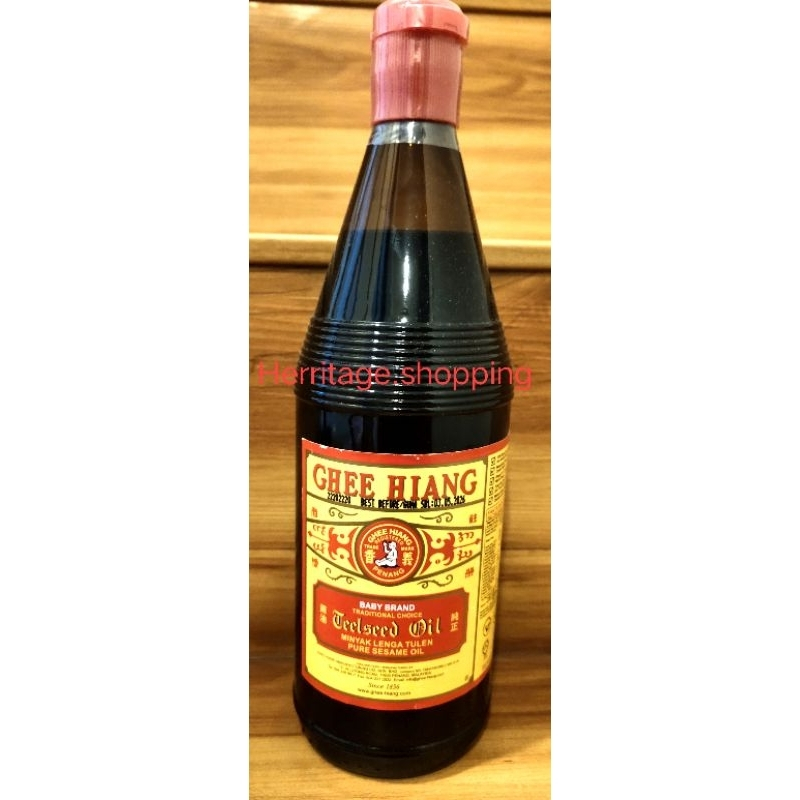 

[oddsolshop] pekanbaru/Ghee Hiang Pure Sesame Oil 620ml / Minyak Wijen Murni