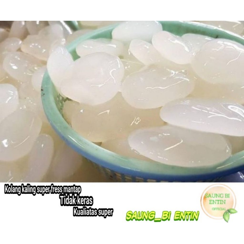 

Kolang Kaling Segar 1Kg Bersih Siap Makan