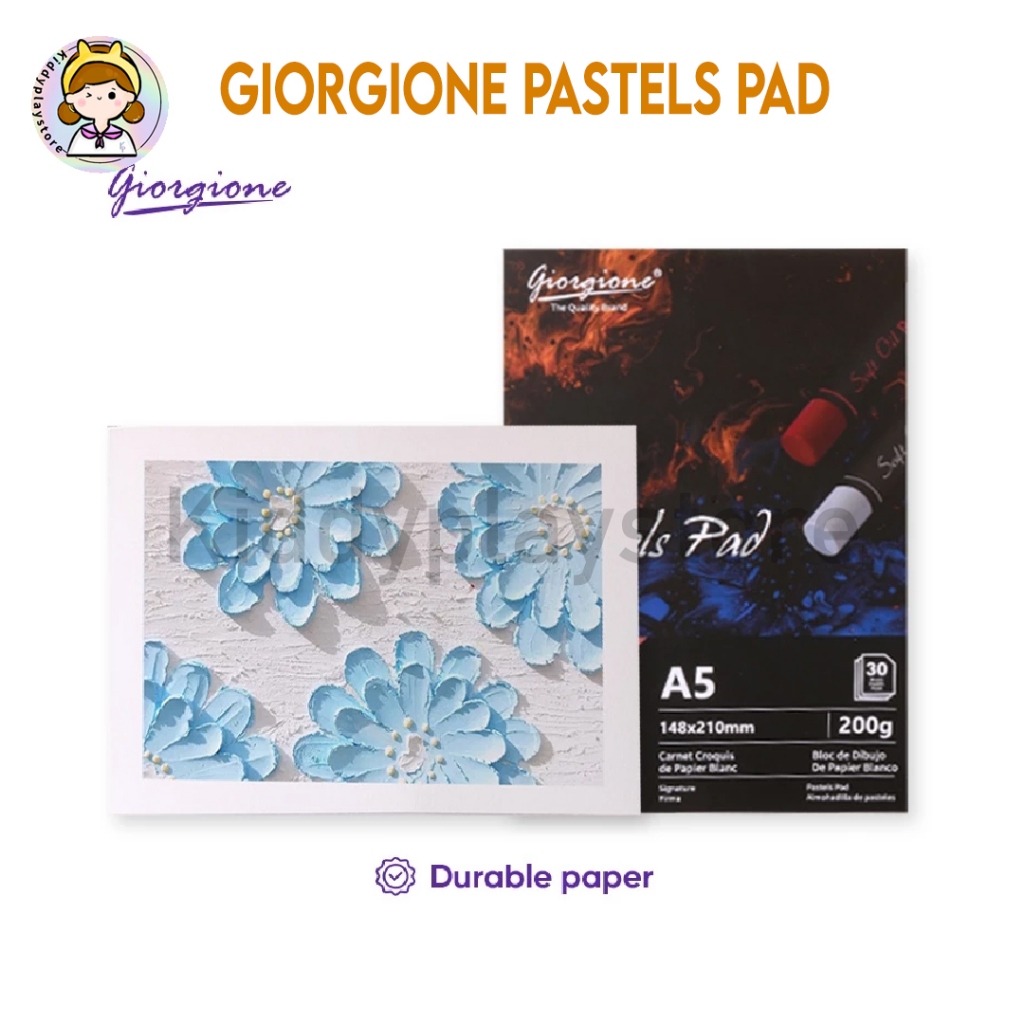 

Giorgione Oil Pastel Pad A4 & A5 – Kertas Khusus Oil Pastel 200gsm (G-PT30 Series)