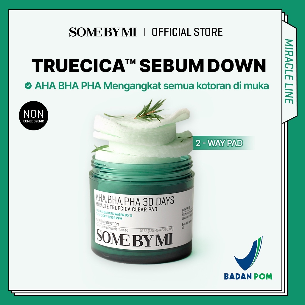 SOME BY MI AHA-BHA-PHA 30 DAYS MIRACLE TRUECICA CLEAR PAD 70 Pads