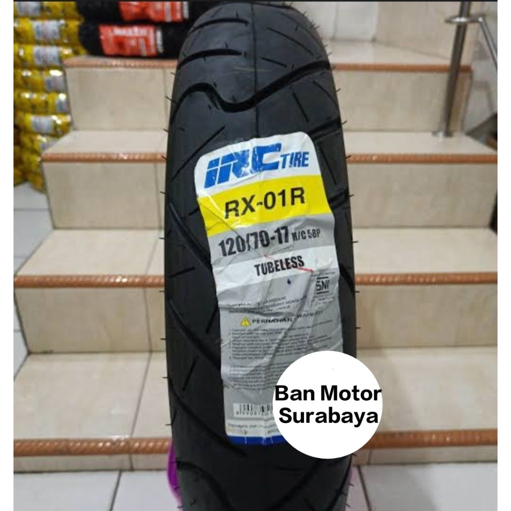 Ban Motor IRC 120/70-17 RX01R Tubeless Ban Belakang Vixion New