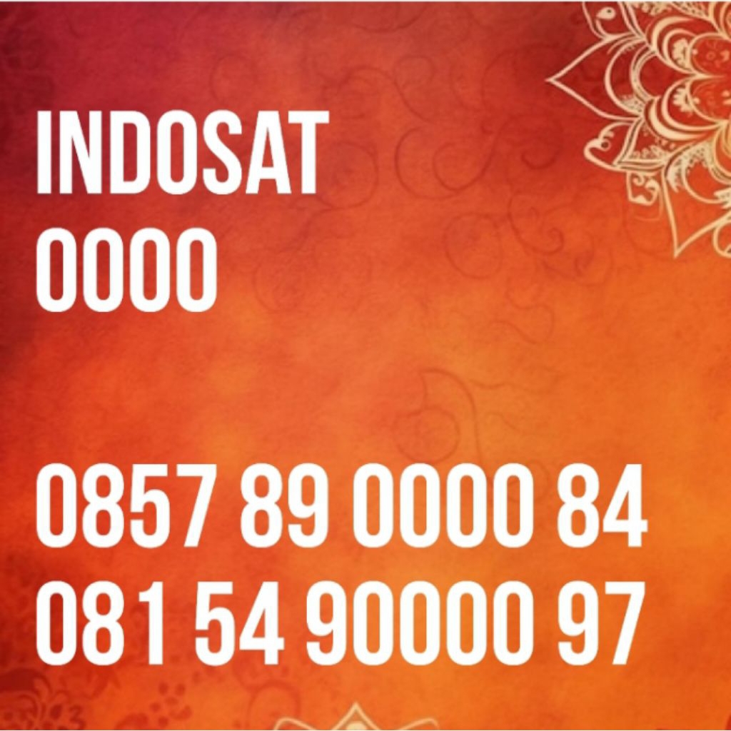 nomor cantik Indosat  langka 0000 keren