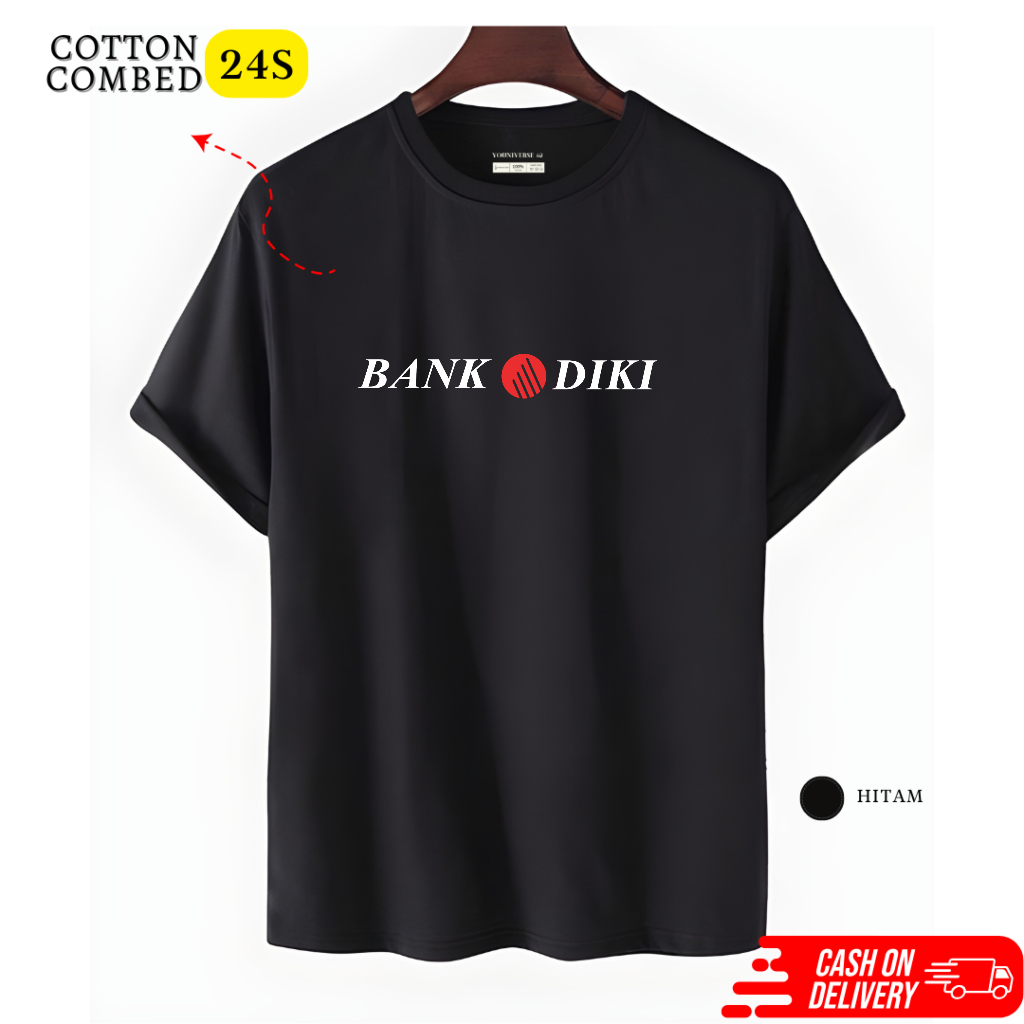 PROMO KAOS PLESETAN LOGO BANK DKI LOGO LUCU / Kaos Plesetan Lucu Logo BANK DKI