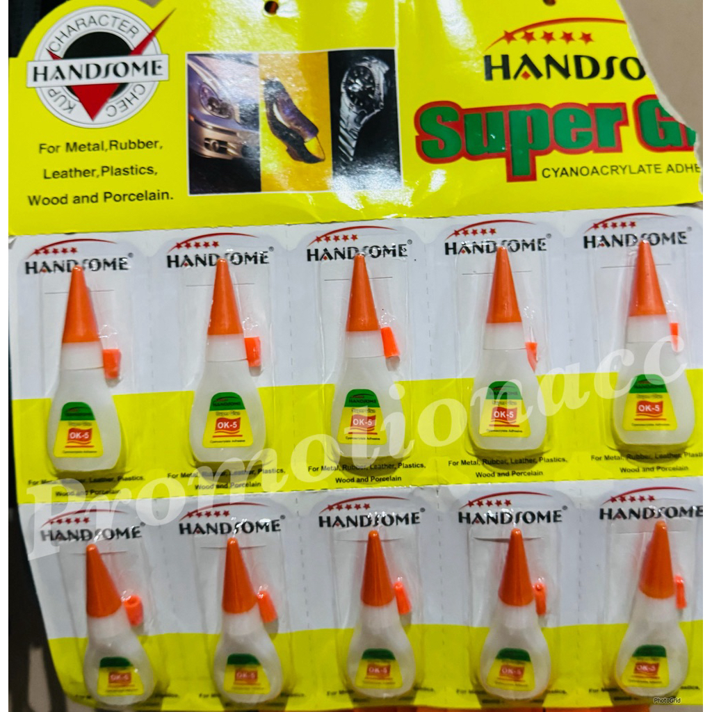 

Lem Tetes Super Glue / Lem Korea Merk Handsome / Lem Tetes Serbaguna