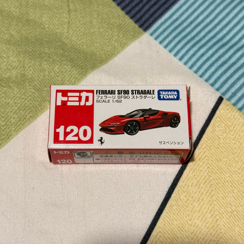 takara tomy tomica diecast ferrari sf90 stradale skala 1/64 loose