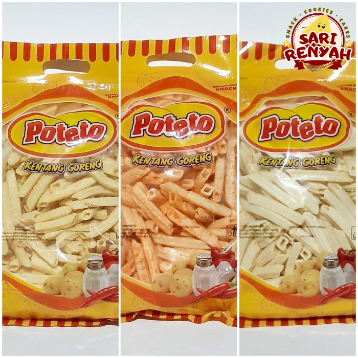 

POTETO Stik Kentang Potato 200g (Original, Balado, Jagung Bakar) Sari Renyah