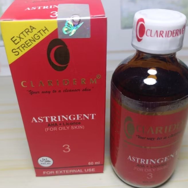 ORIGINAL Clariderm Acne Treatment Astringent Ori