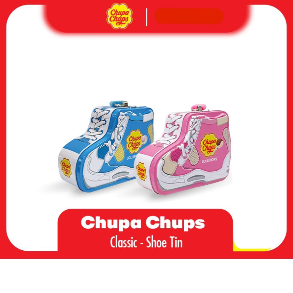 

Chupa Chups Permen Lolipop Dengan Celengan Bentuk Sepatu Berisi 7pcs Permen