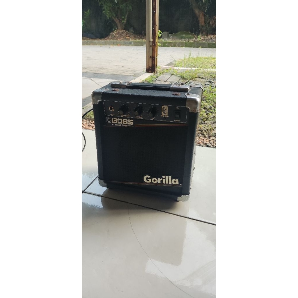 Original Amplifier Vintage Gitar Rare Import Gorilla Boss GG-20 (Second)