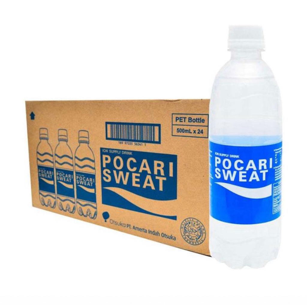 

Pocari Sweat Botol 500ml – 1 Karton Isi 24 Pcs | Minuman Isotonik Elektrolit Segar Pengganti Ion Tubuh Menyegarkan Praktis Sehat Cocok Untuk Olahraga Aktivitas & Keseharian