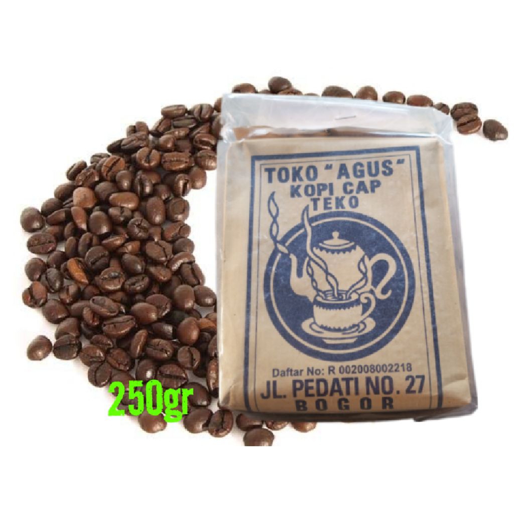 

Kopi Cap Teko Tanpa Gula Kemasan 250 gram