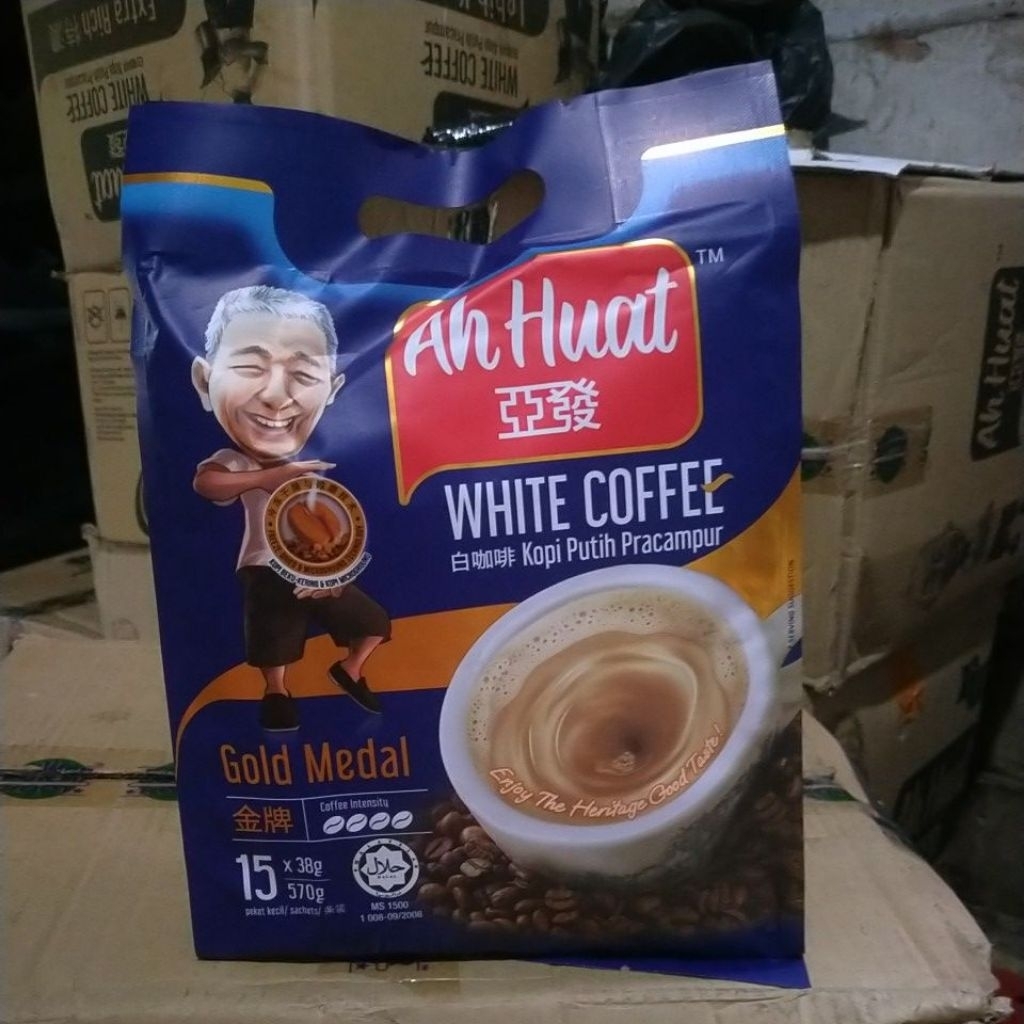 

Ah Huat white coffee gold medal ORI Malaysia