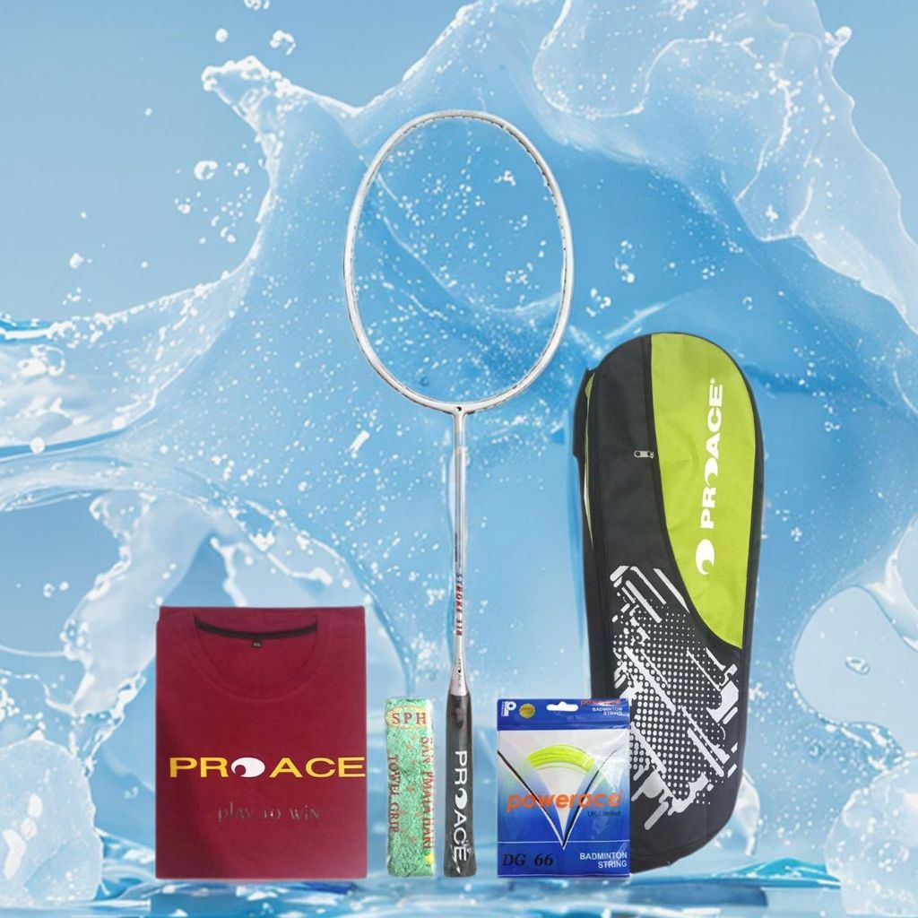 Raket ProAce Stroke 318 316  Bonus Komplit Raket Pro Ace Stroke Series