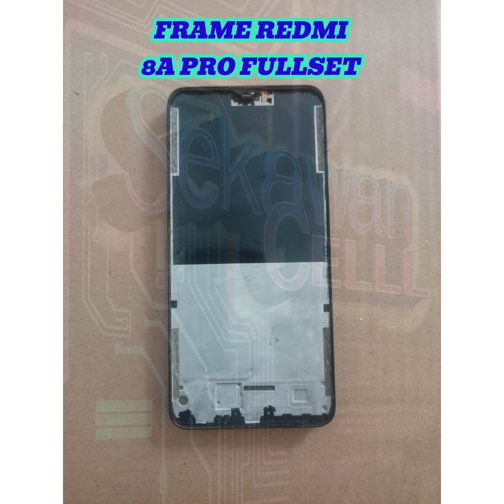 TULANGAN TENGAH FRAME TATAKAN LCD XIAOMI REDMI 8 / REDMI 8A 8A PRO ORIGINAL SECOND COPOTAN