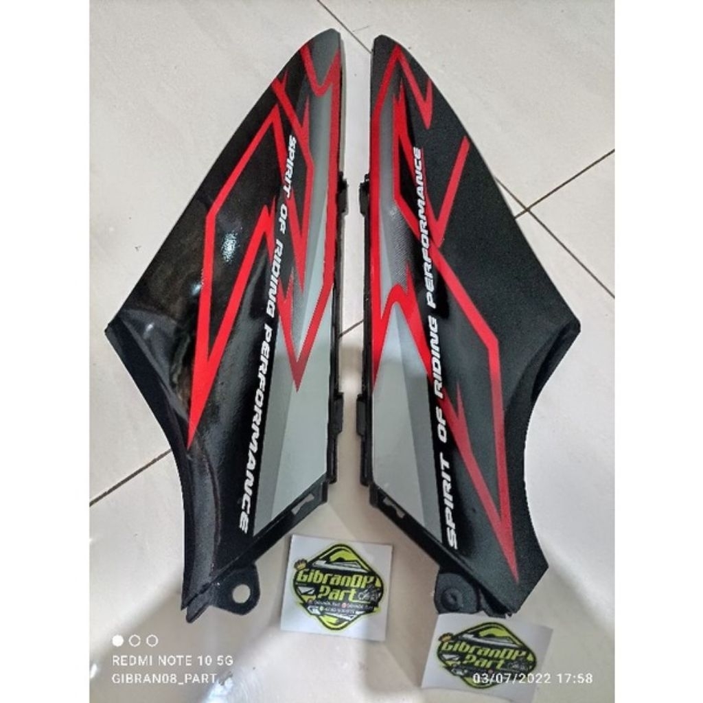 COVER BODY BELAKANG HONDA SUPRA X 125 BATMAN BOK AKI SUPRA X 125 BATMAN BOX AKI SUPRA BATMAN BODY SU