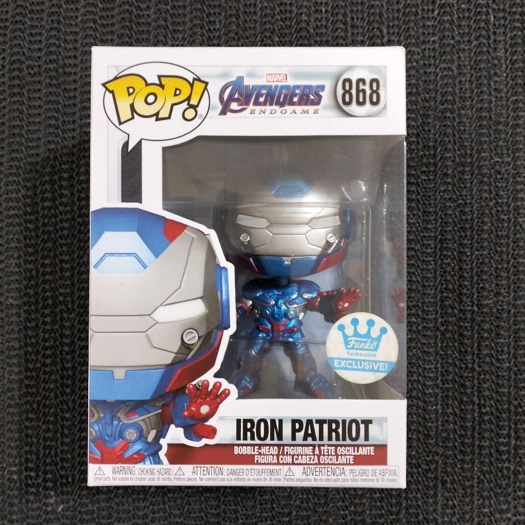 Funko Pop MARVEL : AVENGERS ENDGAME : IRON PATRIOT #868 (Funko Shop Exclusive)