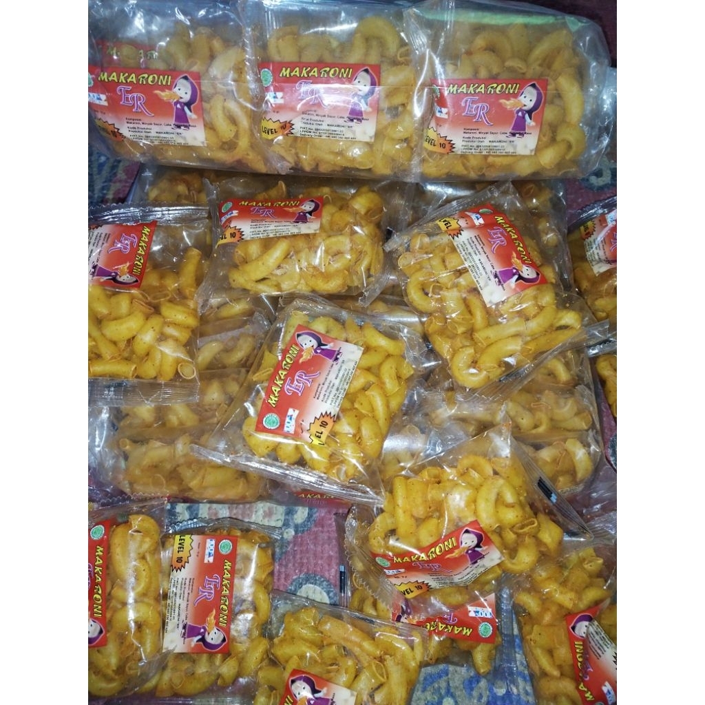 

MAKARONI MAKRONI ER MARSHA VIRAL GURIH PEDAS HARGA GROSIR 15GR