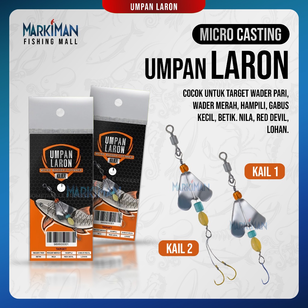 Umpan Casting Wader Umpan Laron Microfishing | Umpan Wader Tinggal Pakai Super Killer