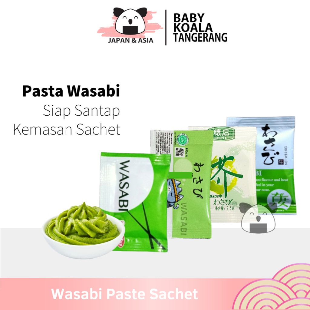 

Wasabi Paste Sachet 2,5 g | Sushi Wasabi | Wasabi Kucing Halal -BKT