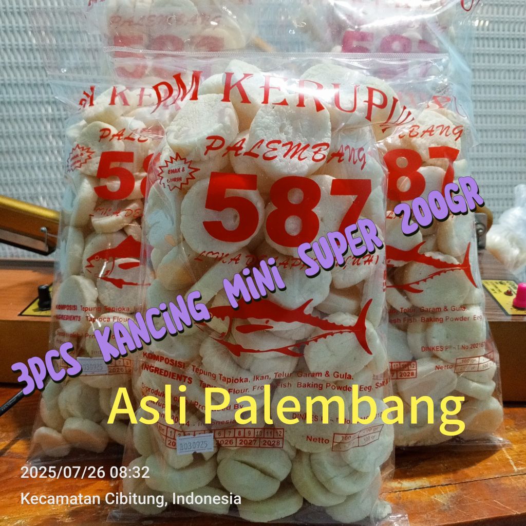 

3 PCS KANCING MINI SUPER 200GR