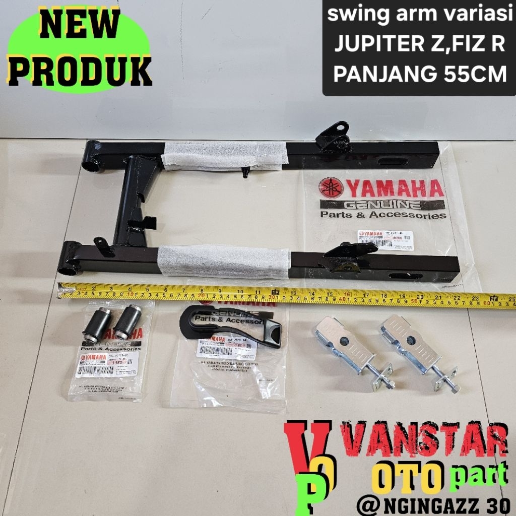 swing arm FIZ R JUPITER Z VARIASI LONG/PANJANG 55CM LENGKAP