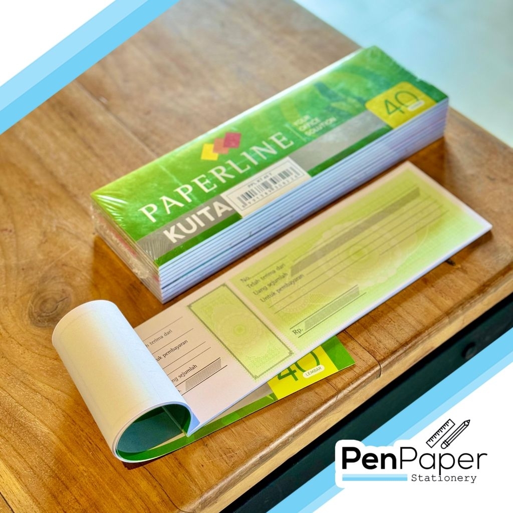 

Buku Kwitansi PAPERLINE Sedang 40 Lembar