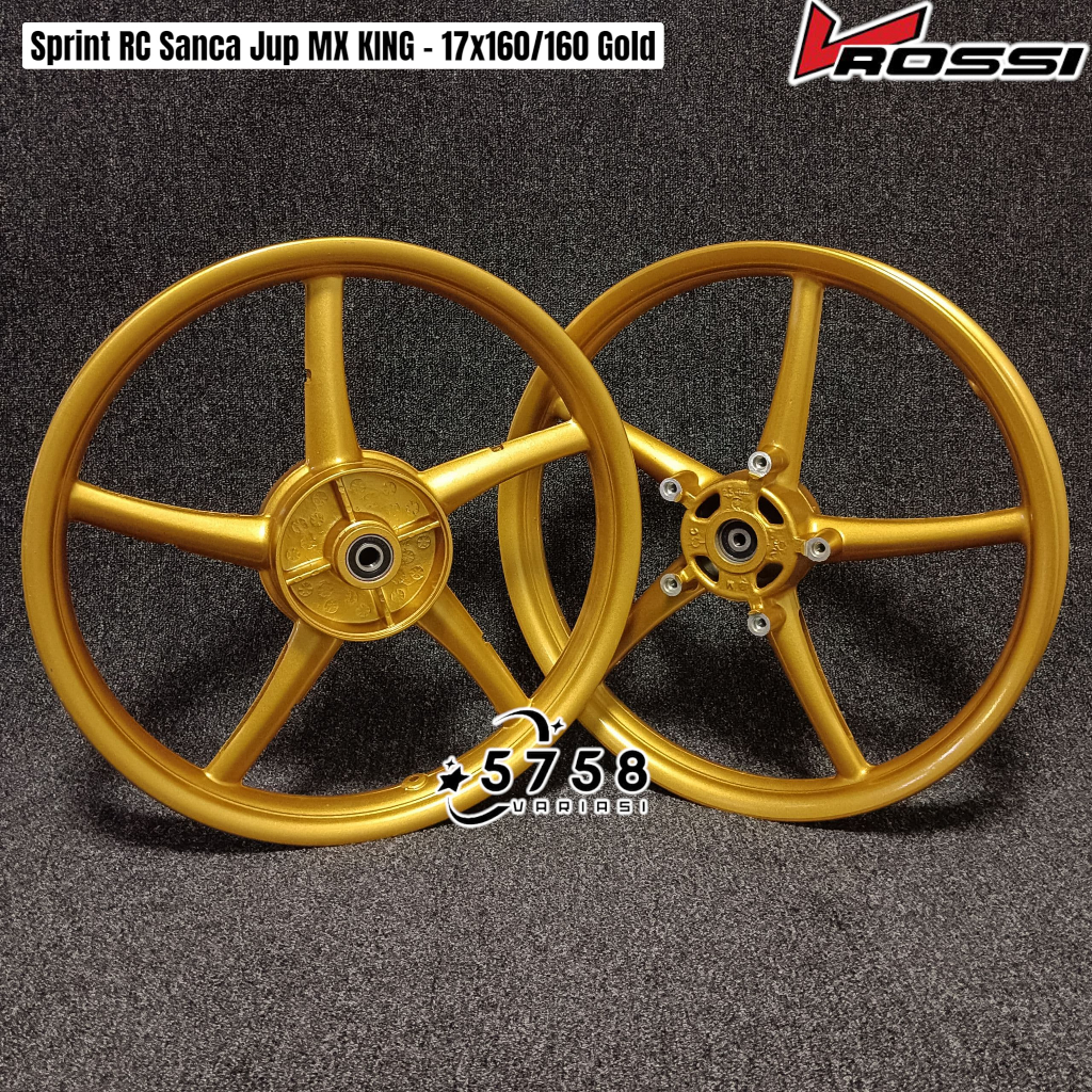 Velg Vrossi Sprint Sanca ring17 gold white
