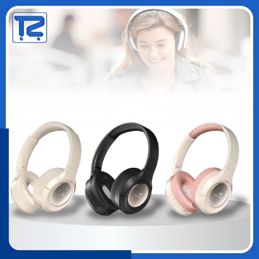 Headset Bluetooth Wireless Kisonli TWS 5.3 A5 Headphone Gaming Sport Foldable