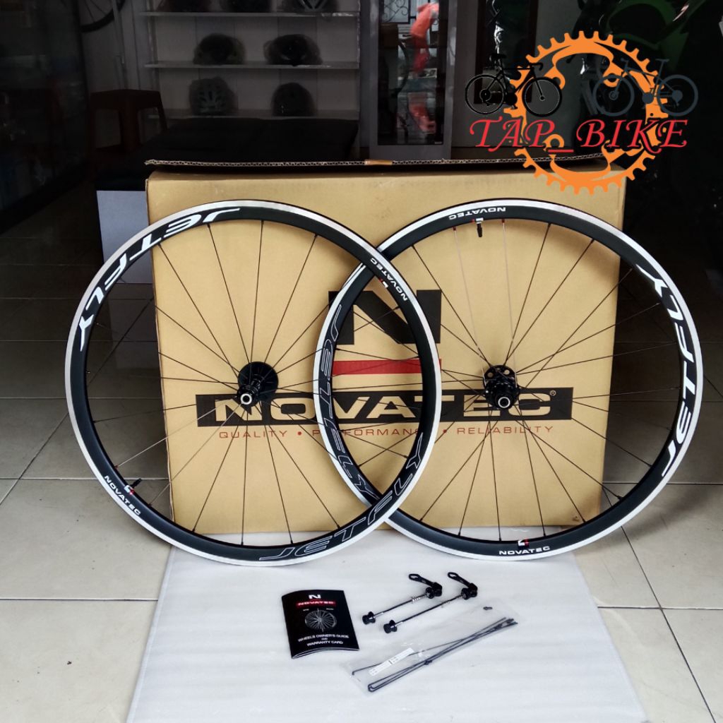 Wheelset Novatec Jetfly Rim Brake dan Disc Brake