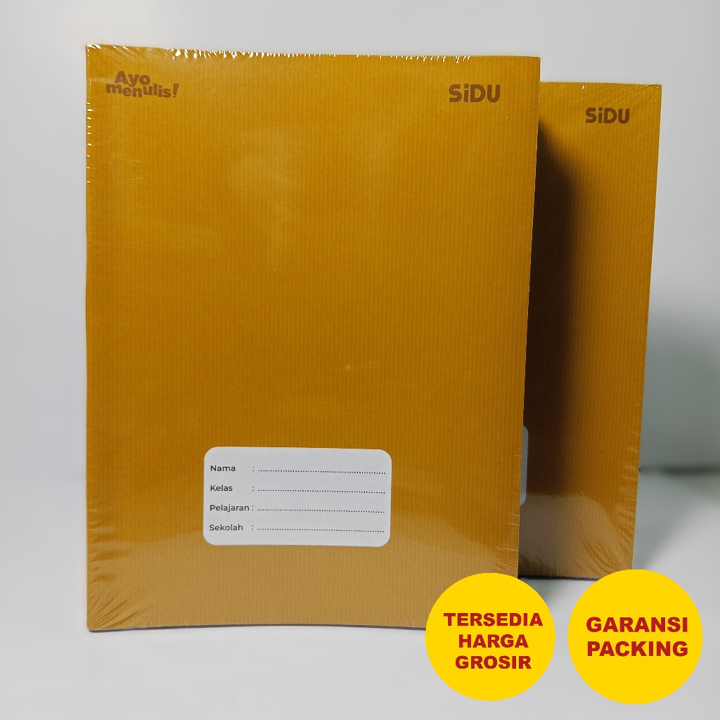 

(COD)BUKU TULIS SIDU ISI 40 LEMBAR-10 BUKU SAMPUL KRAFT COKLAT | Buku Sekolah / Kantor