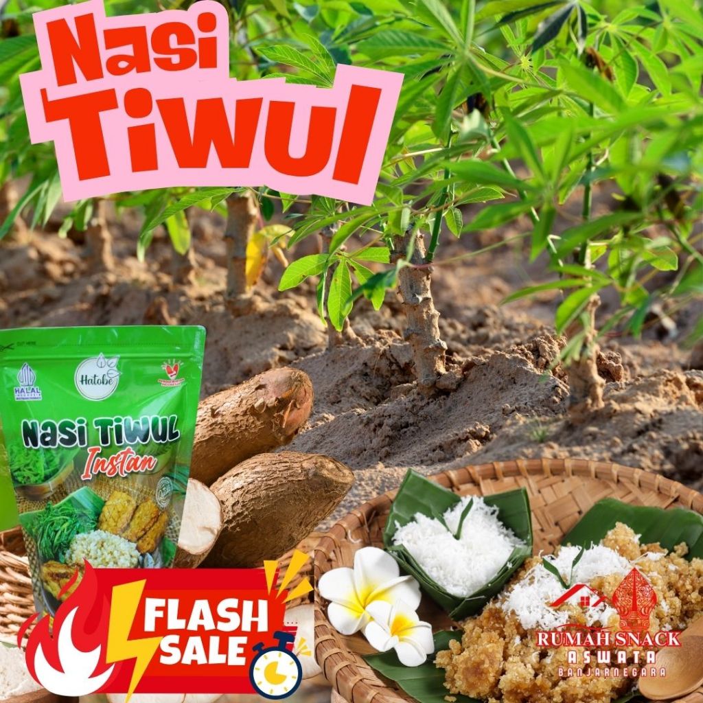 

Hatobe Nasi Tiwul Instan Rumah Snack Aswa Banjar Negara