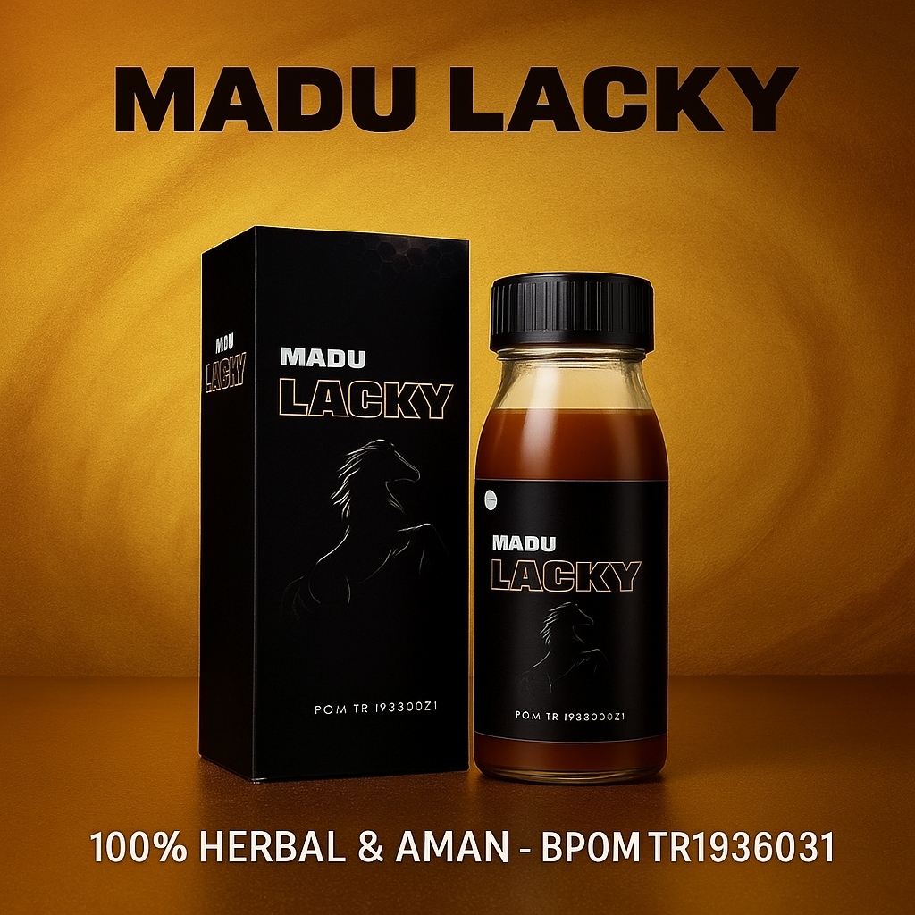 MADU LACKY Original - Obat Herbal Pria Dewasa | Stamina Tahan Lama | BPOM & Aman HALAL