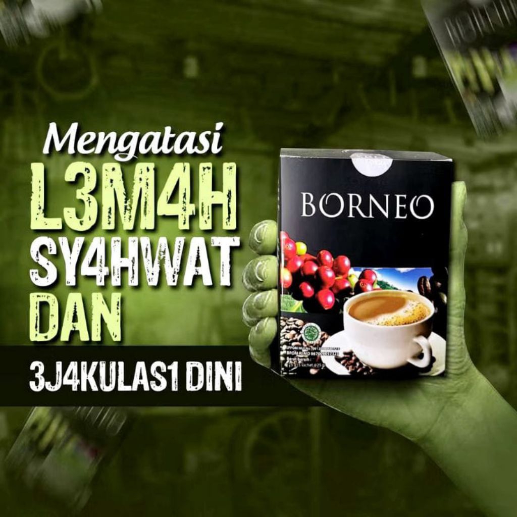 

Kopi Borneo Isi 5 sachet | Kopi Meningkatkan Stamina Dan Durasi Pada Pria