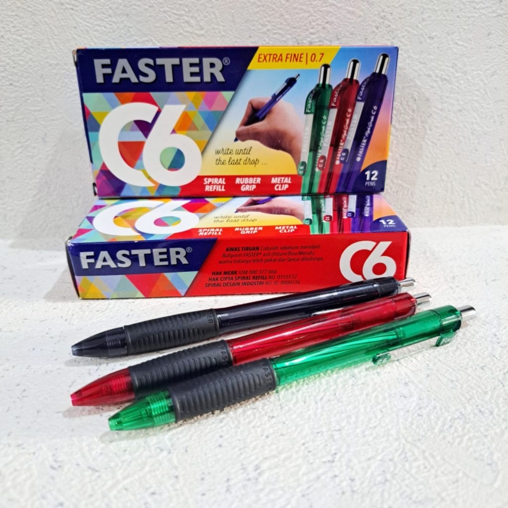 

(12 Pcs) Pen Faster C6